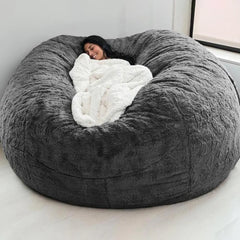 Giant Fluffy Fur Snuggly Bean Bag