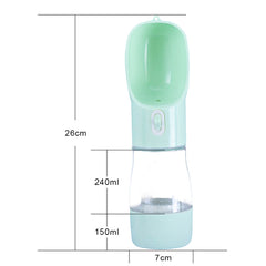 Portable Dog Water Bottle and Feeder