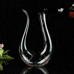 Crystal U-shaped 1.5litre Wine Decanter