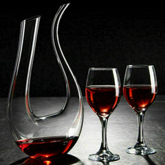 Crystal U-shaped 1.5litre Wine Decanter