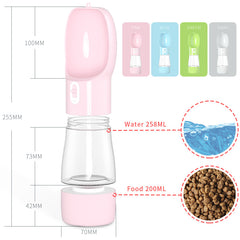 Portable Dog Water Bottle and Feeder