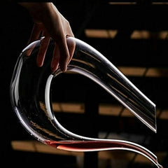 Crystal U-shaped 1.5litre Wine Decanter